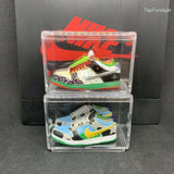 Miniature Nike Dunk Low Glaces - objet de collection incontournable pour les adeptes de Air Jordan