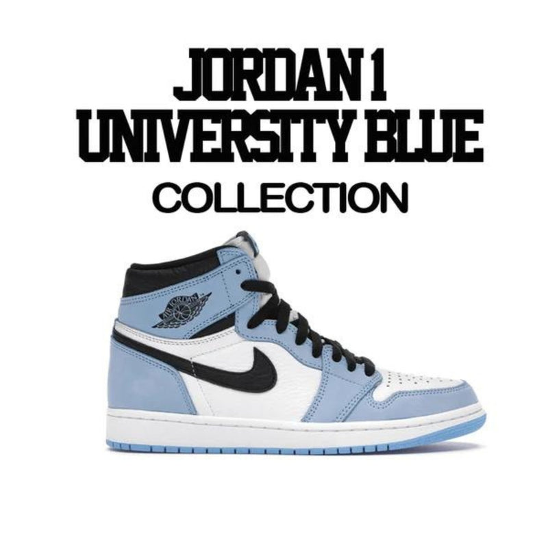 Air Jordan 1 en format mini en bleu universitaire - souvenir parfait pour les occasions spéciales