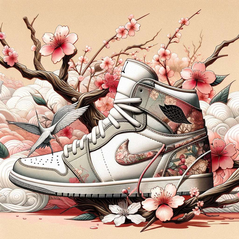 Mini Air Jordan Nike édition Sakura - capture l'essence du street style