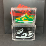 Mini-Sneaker Nike Dunk Low Panda/Brasilien<br> 3D-Miniaturen-Kit