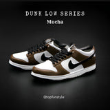 Mini-Sneaker Nike Dunk Low Grün 7 Up/Mokka<br> 3D-Miniaturen-Kit