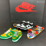 Mini Sneakers Nike Dunk Low Panda/Brazil <br> 3d Kit miniatures