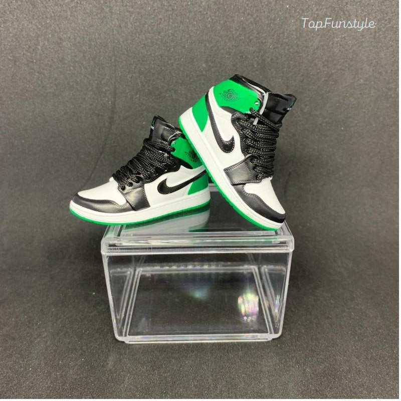 Cadeau parfait de mini sneakers Nike Air Jordan - modèle Celtics pour collectionneurs